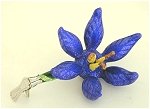 Purple Blue Lily with Clip